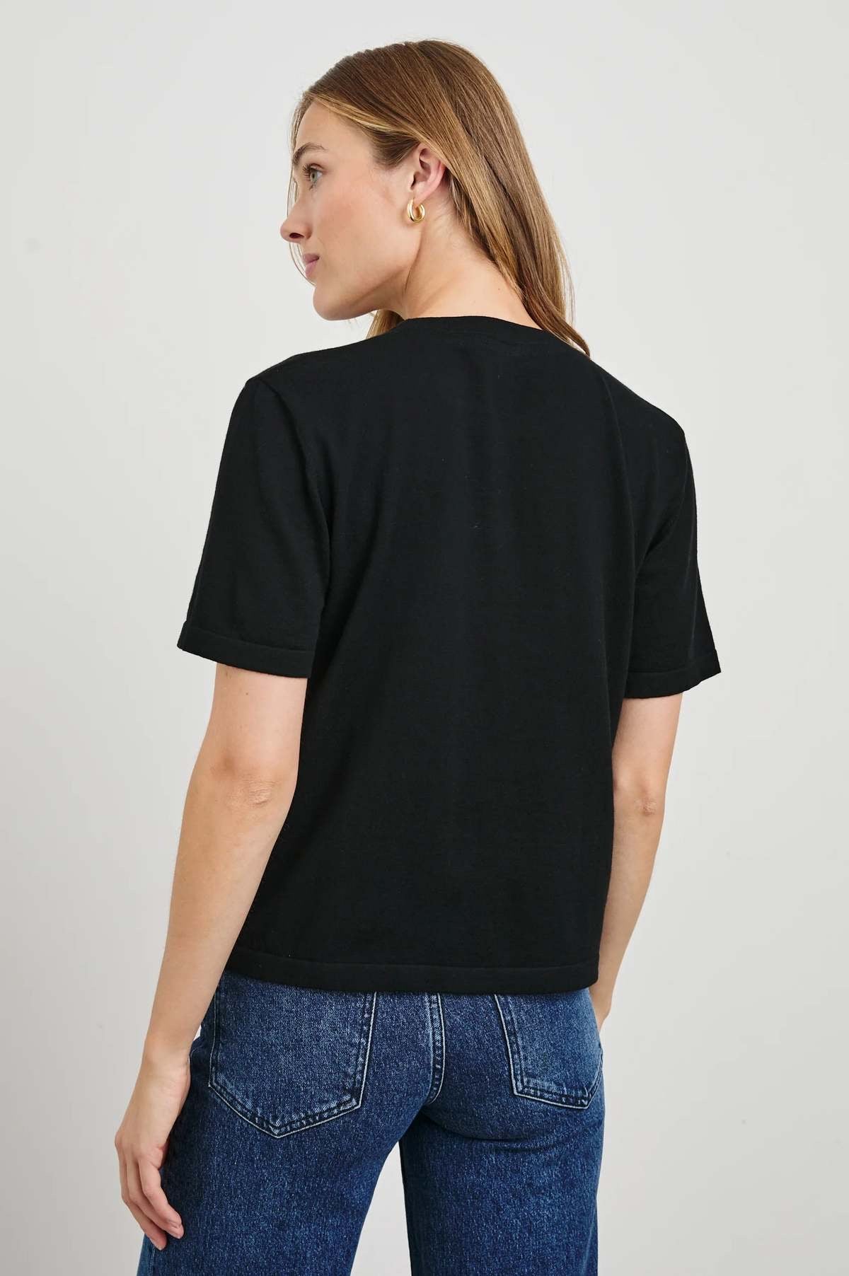 Jet Black Premium Quality Basic T-shirt